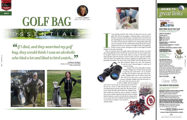 Golf Bag Essentials Golf Bag Essentials