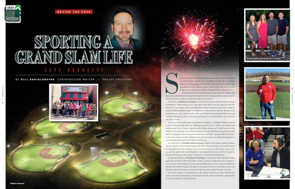 Behind the Desk Sporting A Grand Slam Life