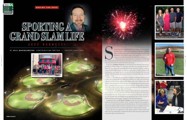 Behind the Desk Sporting A Grand Slam Life
