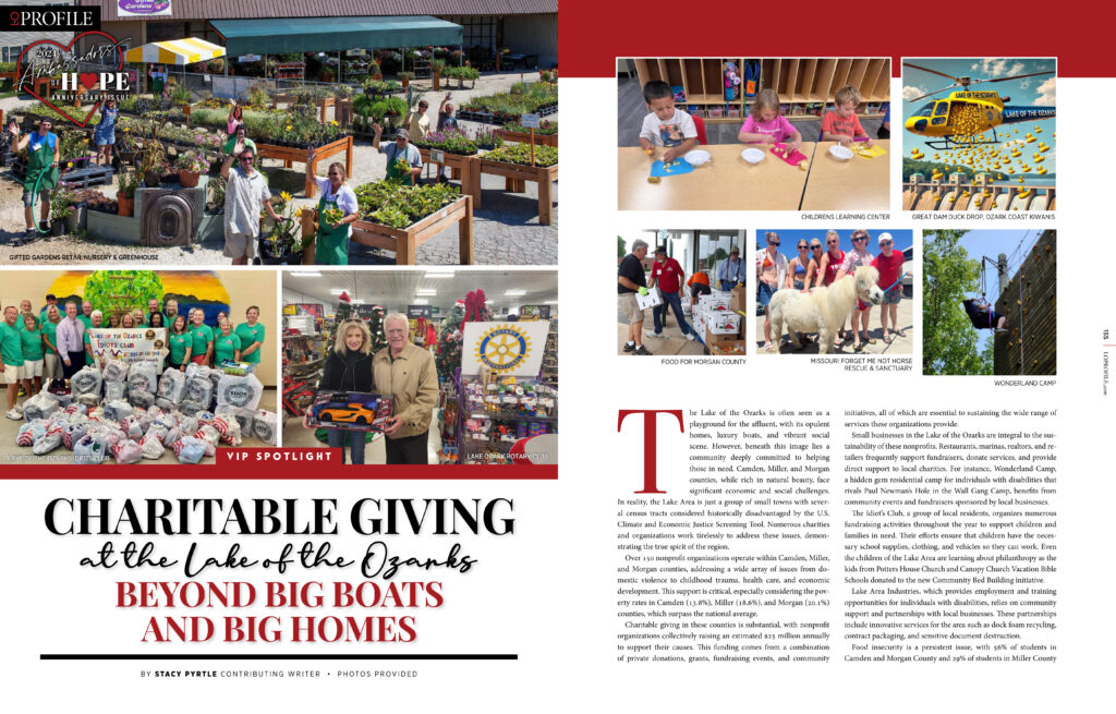 Charitable Giving at the Lake of the Ozarks