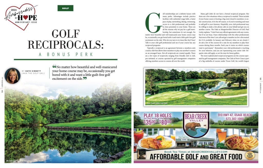 Golf Reciprocals - A Bonus Perk