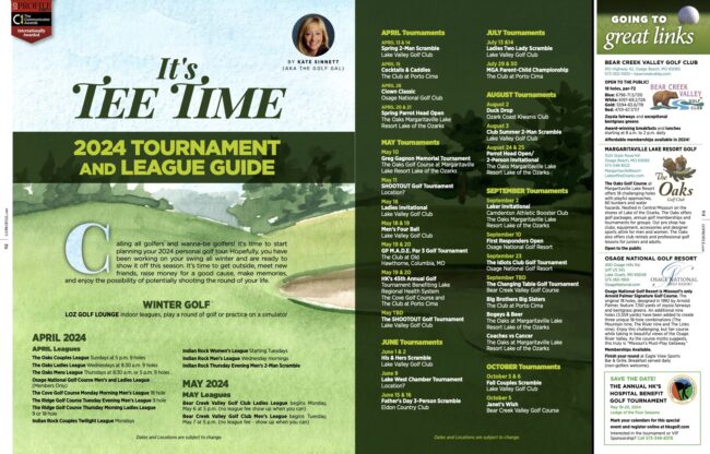 It's Tee Time - 2024 Tournament and League Guide