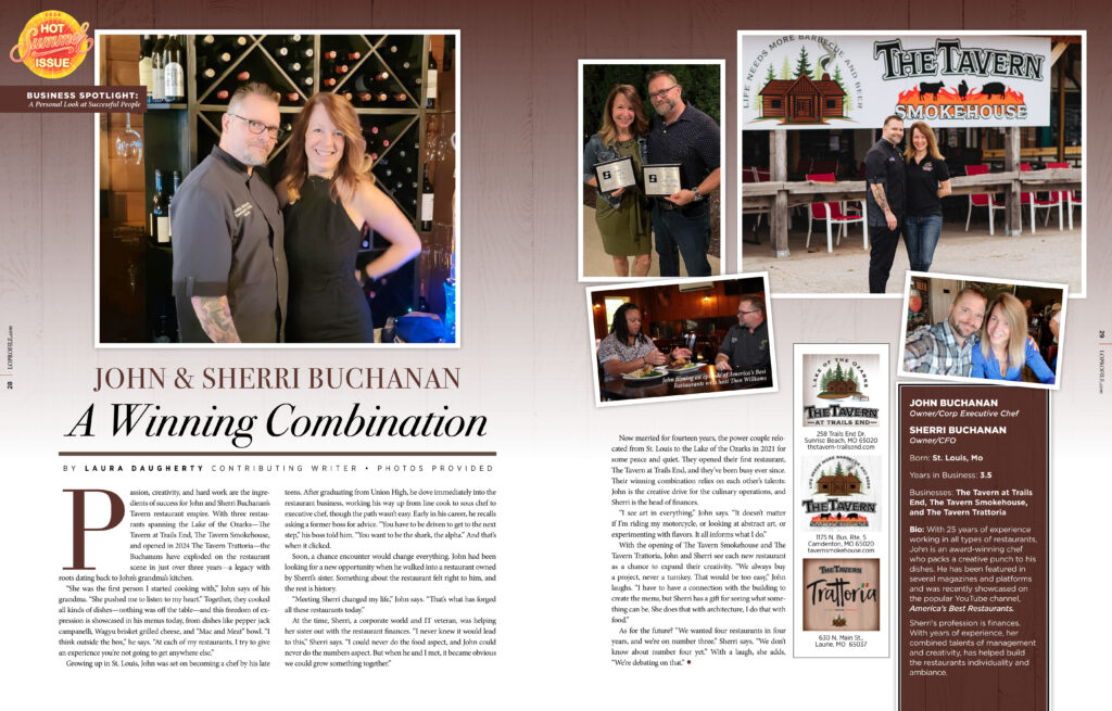 John and Sherri Buchanan A Winning Combination