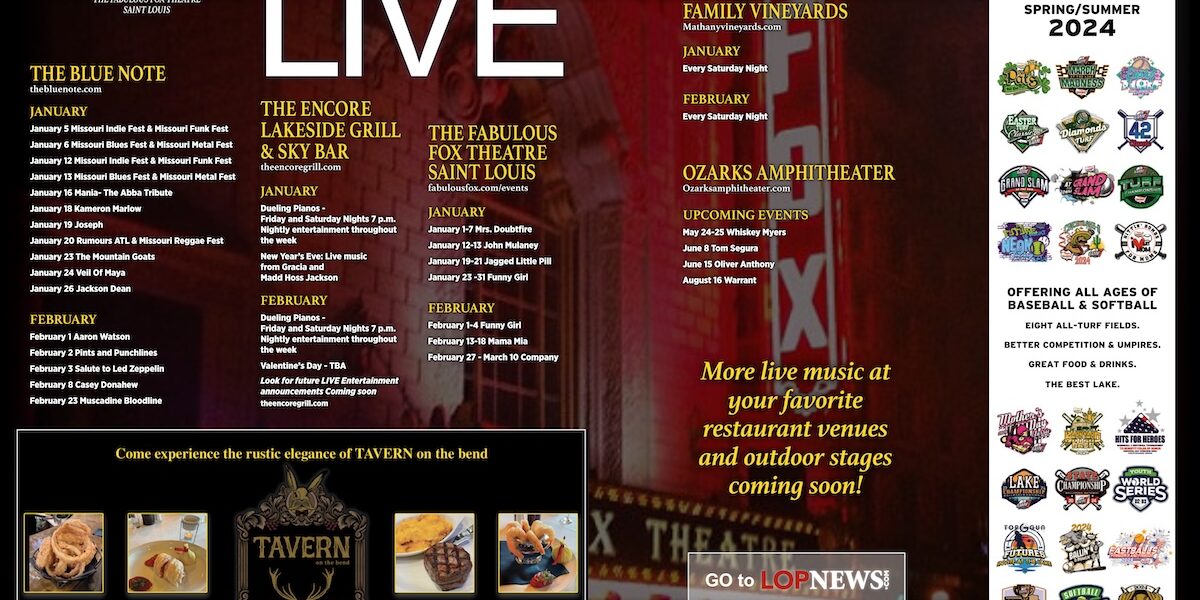 Live Performances January/February 2024