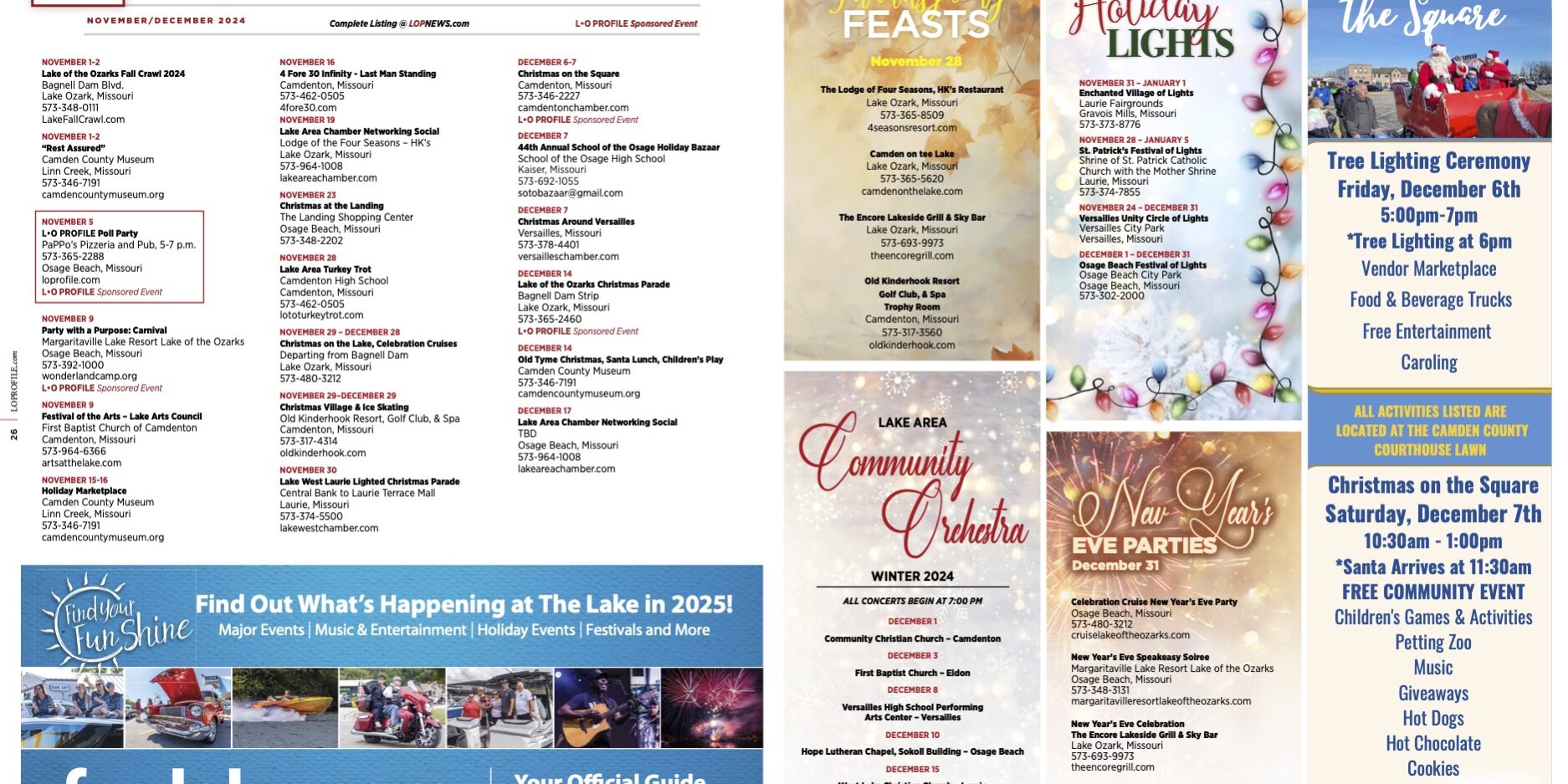 Places to Be Lake of the Ozarks November/December 2024