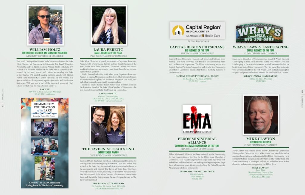 Saluting Lake Area Business Notables