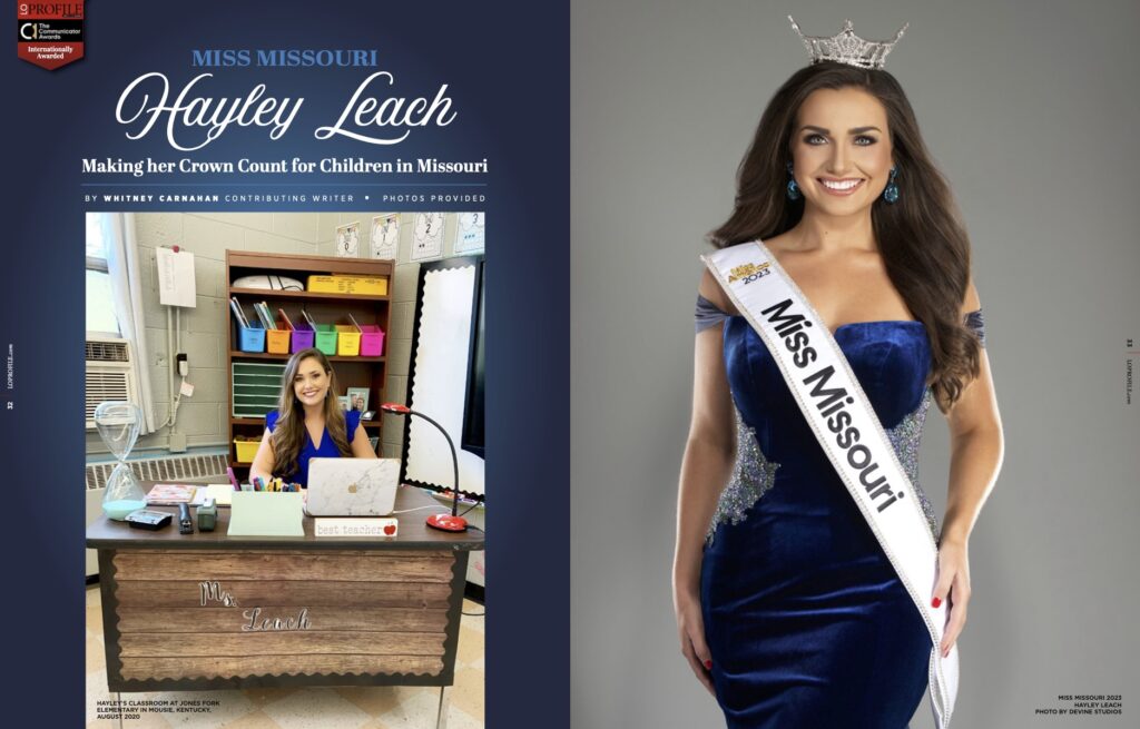 Miss Missouri (Hayley Leach) Making Her Crown Count for Children