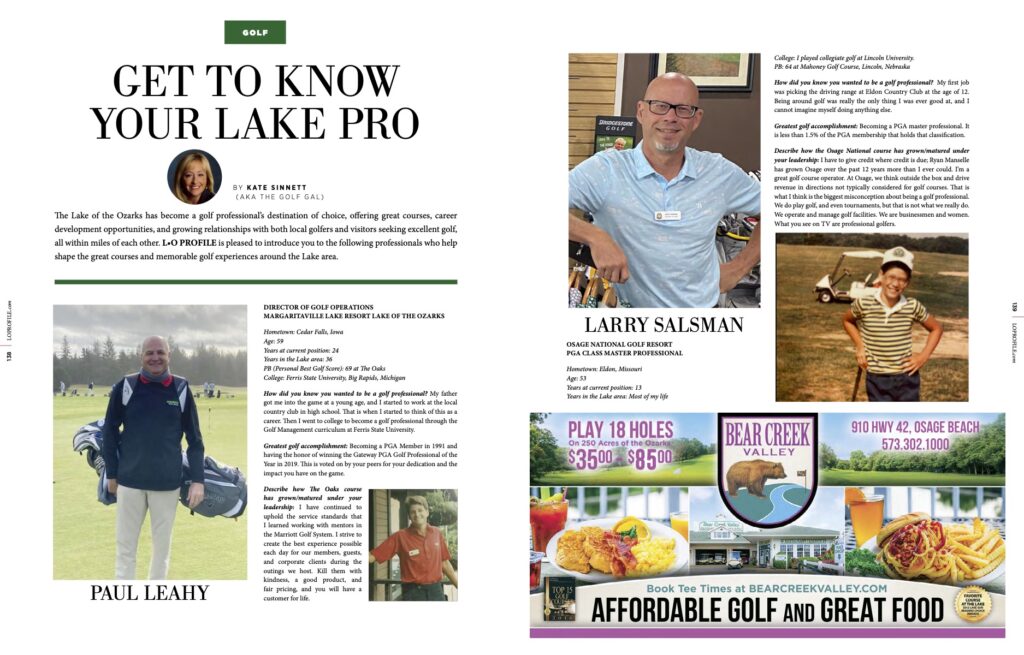 Golf | Get to Know Your Lake Pro
