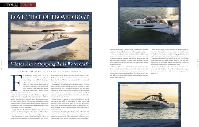 Love That Outboard Boat – Winter Ain’t Stopping This Watercraft